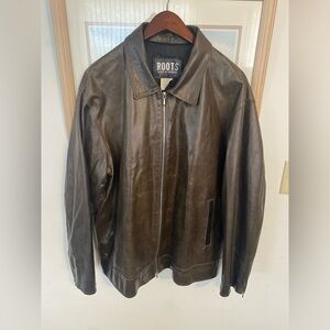 Vintage Rare Roots Leather Jacket